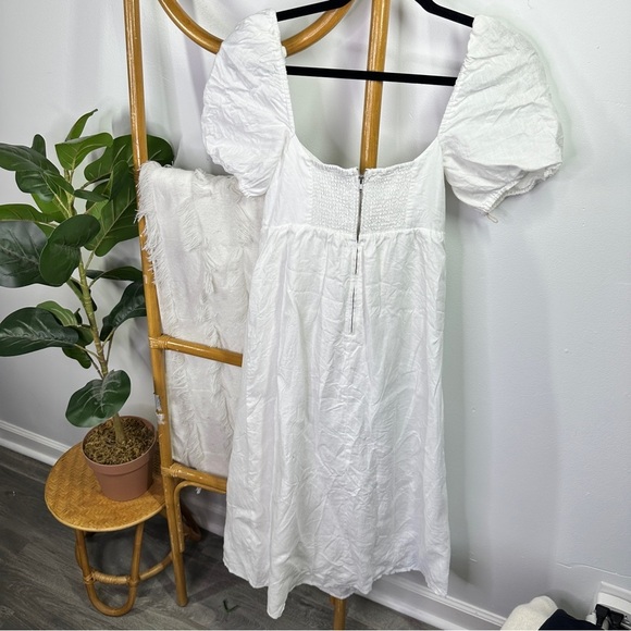 Wilfred White Linen Dress sz 8 - Picture 2 of 8